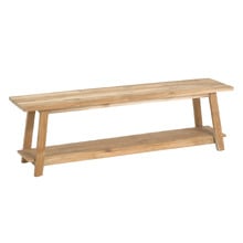 Tamika Teak Wood Ottoman Bench